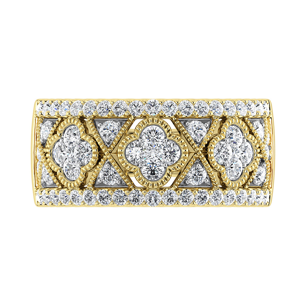 14K Yellow Gold 1 Ct Ct.Tw. Diamond Fashion Band