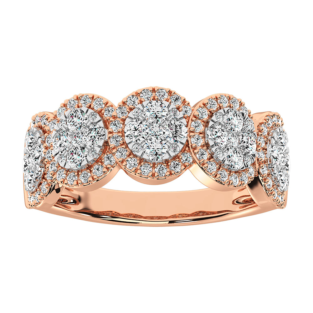 14K Yellow Gold 1 Ct.Tw. Diamond Fashion Ring