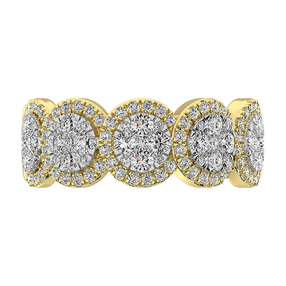 14K White Gold 1 Ct.Tw. Diamond Fashion Ring