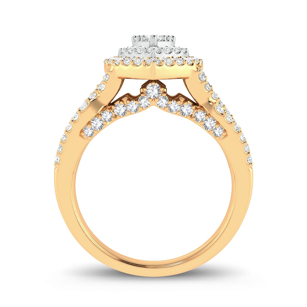 14K Yellow Gold 0.68Ct Fashion Ring