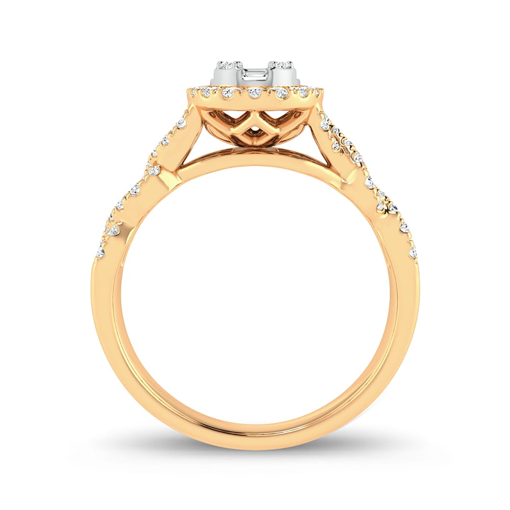 14K Yellow Gold 0.50Ct Fashion Ring