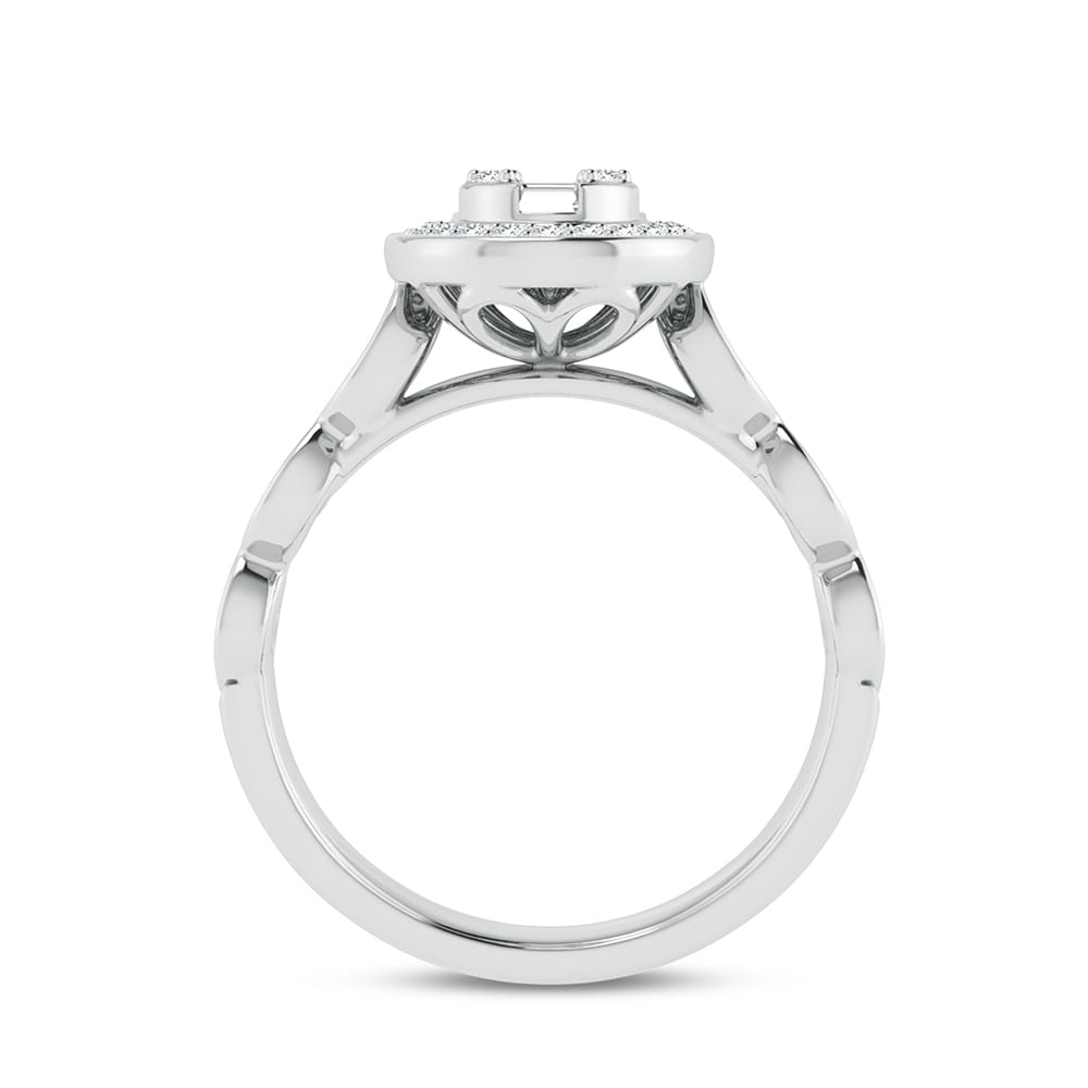 10K White Gold 0.36Ct Fashion Ring