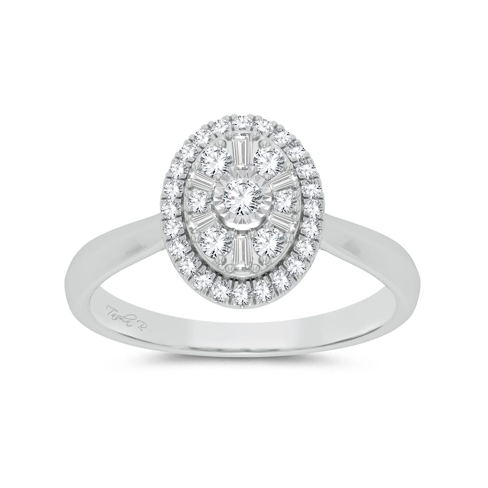 14K White Gold 0.25Ct Fashion Ring