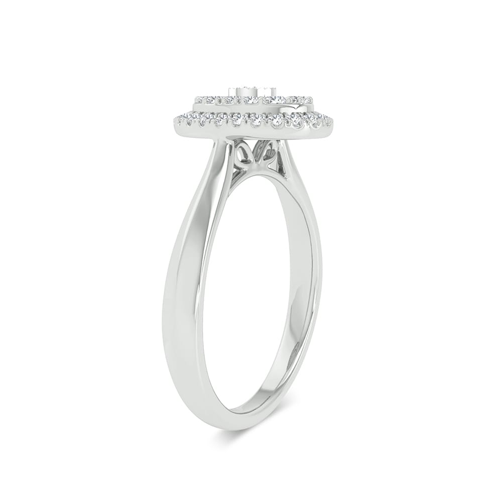 14K White Gold 0.25Ct Fashion Ring