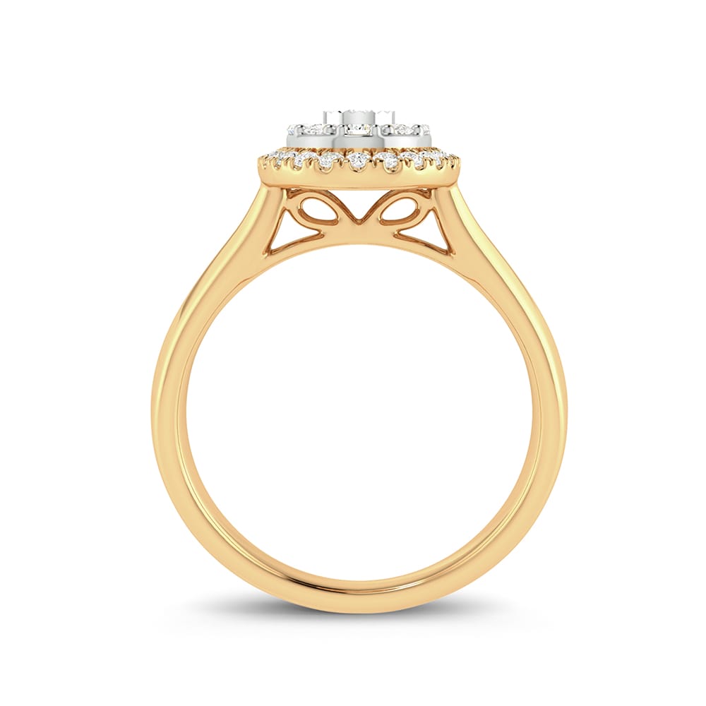 14K Yellow Gold 0.25Ct Fashion Ring