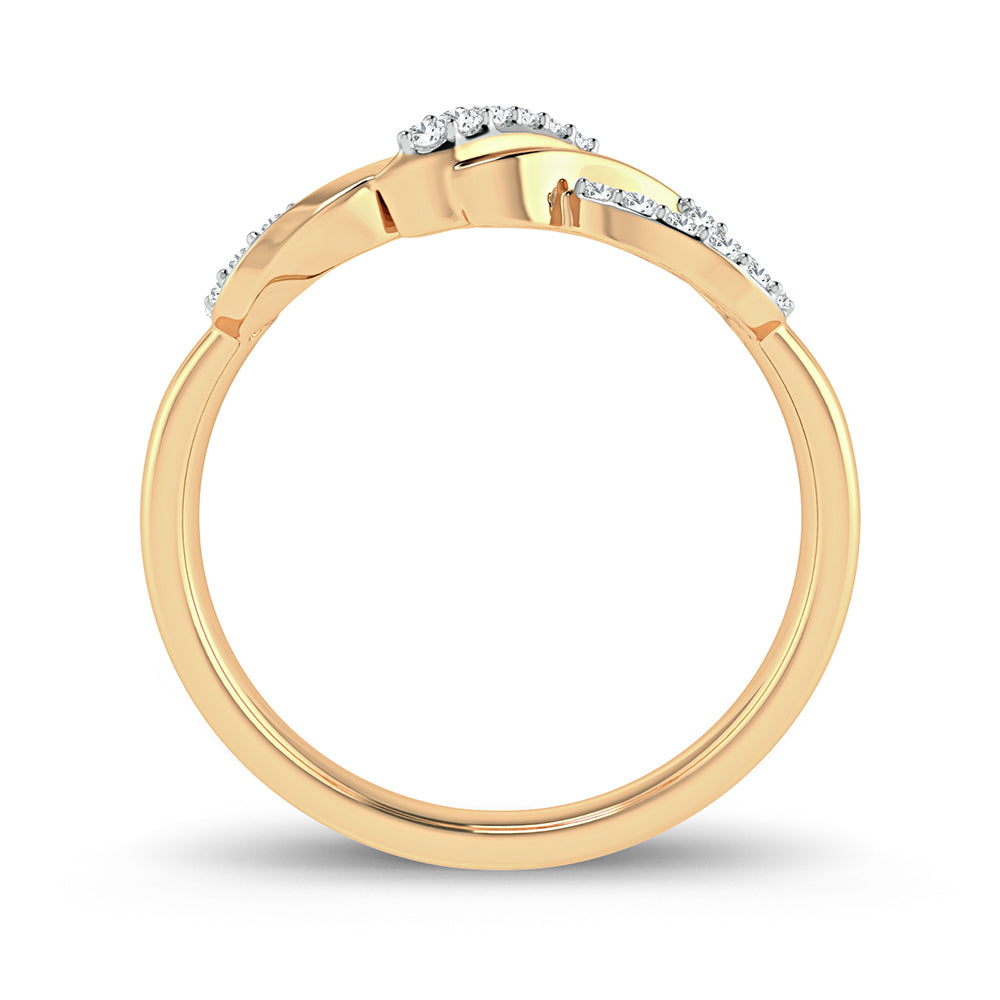 10K Yellow Gold 0.13Ct Diamond Ring
