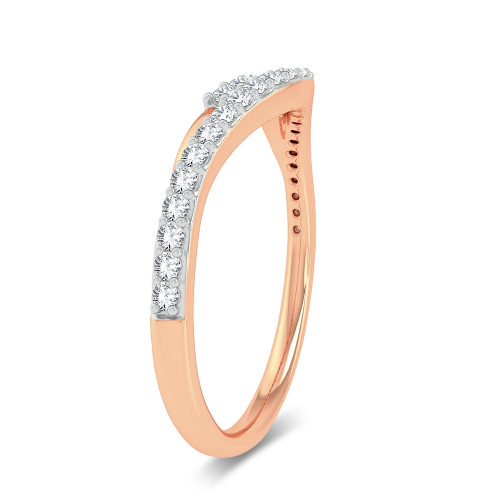 10K Rose Gold 0.25Ct Diamond Enhancer