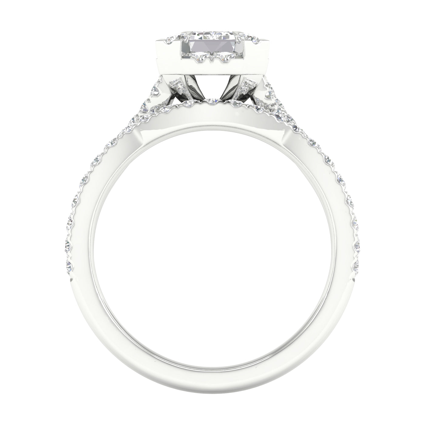 14K White Gold 1.75Ct Lab Grown Diamond Bridal