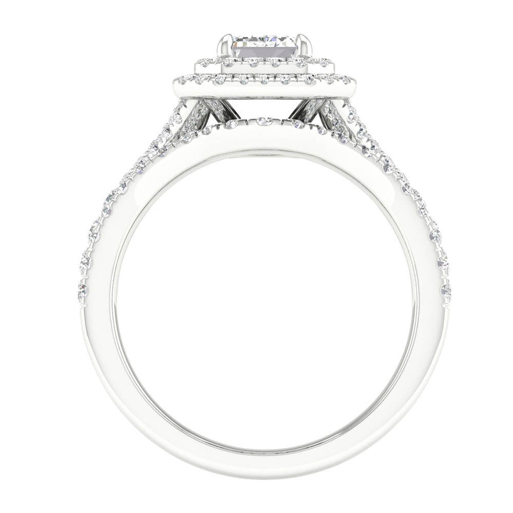 14K White Gold 1.75Ct Lab Grown Bridal
