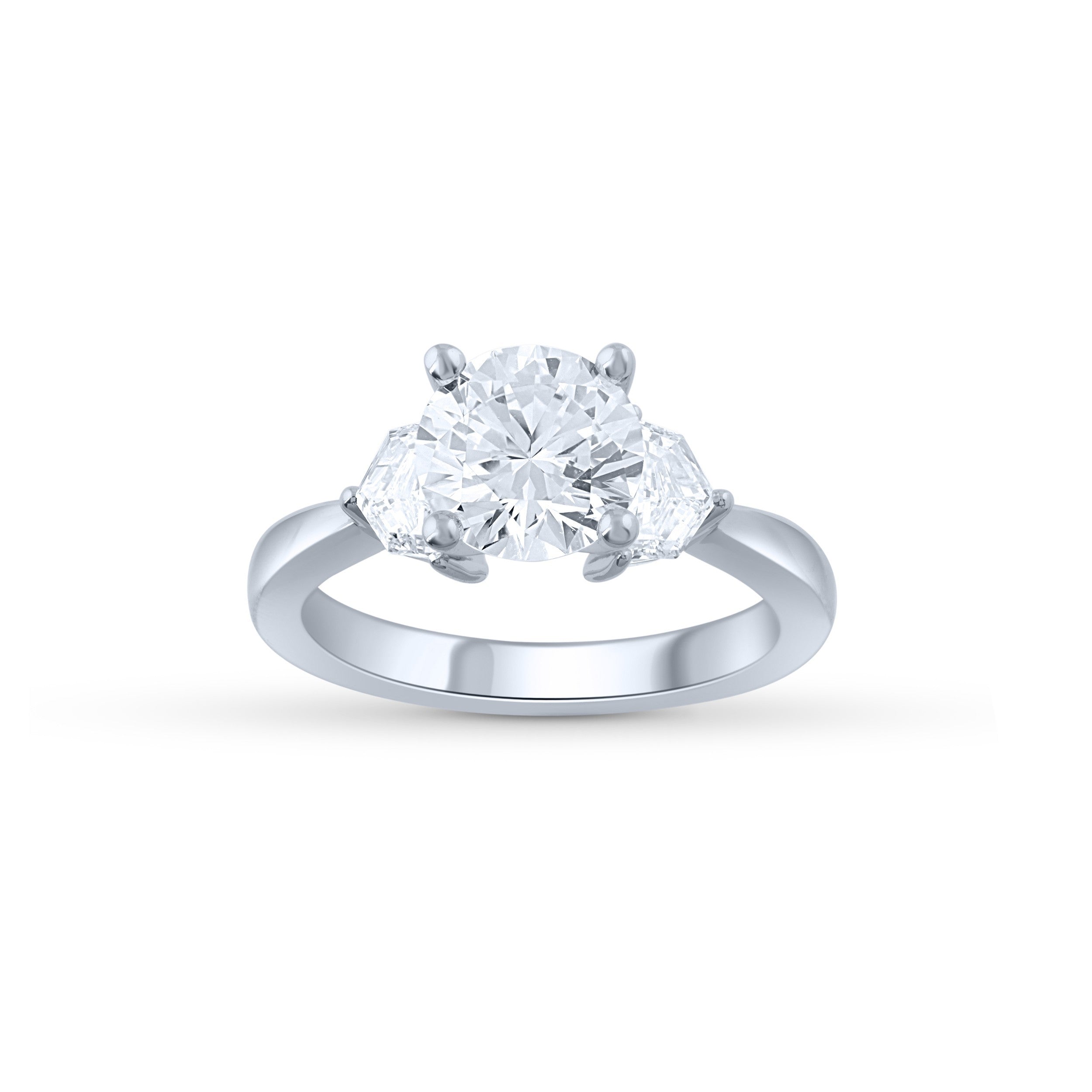 14K White Gold 1.22Ct Lab Grown Diamond Ring