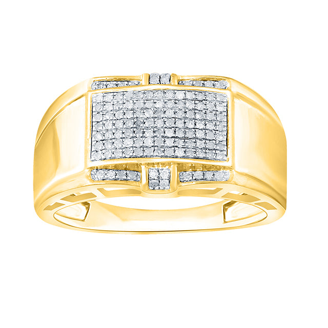 10K Yellow 0.16-0.27Ct D-Micropave Rings