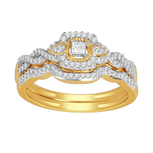 10K Yellow 0.33Ct D-Ladies Rings
