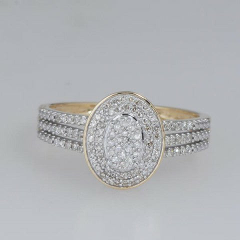 10K Yellow 0.25Ct D-Ladies Rings