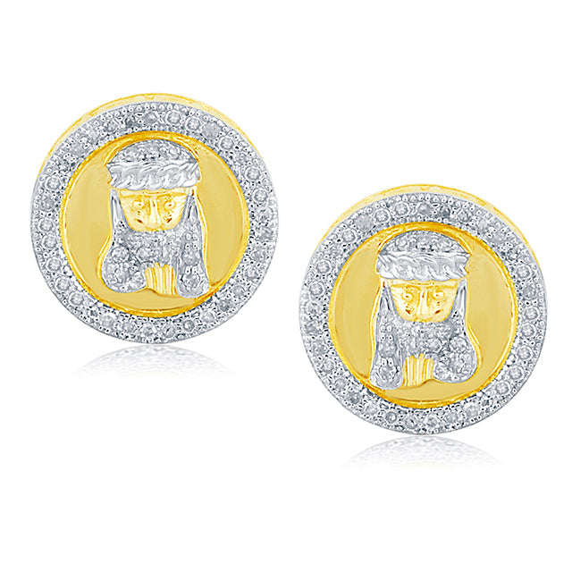 10K Yellowspl Price: 0.25Ct D-Earrings Jesus