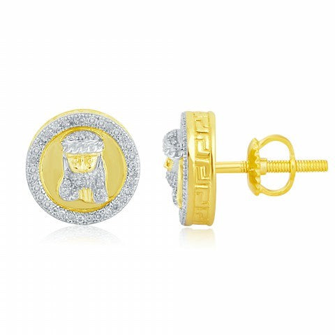 10K Yellowspl Price: 0.25Ct D-Earrings Jesus