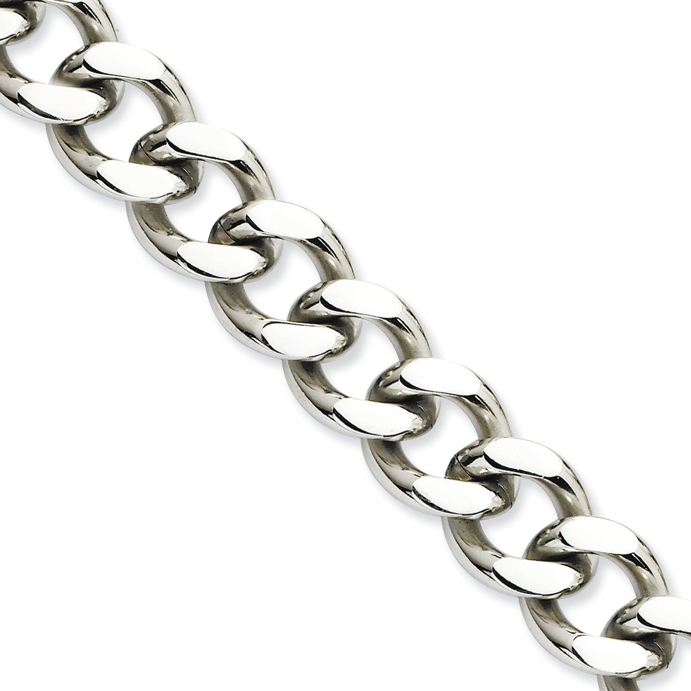 Chisel Stainless Steel Polished 13.75Mm 22.5 Inch Curb Chain