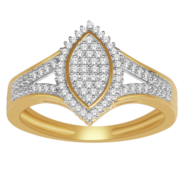 10K Yellow 0.20Ct D-Ladies Rings