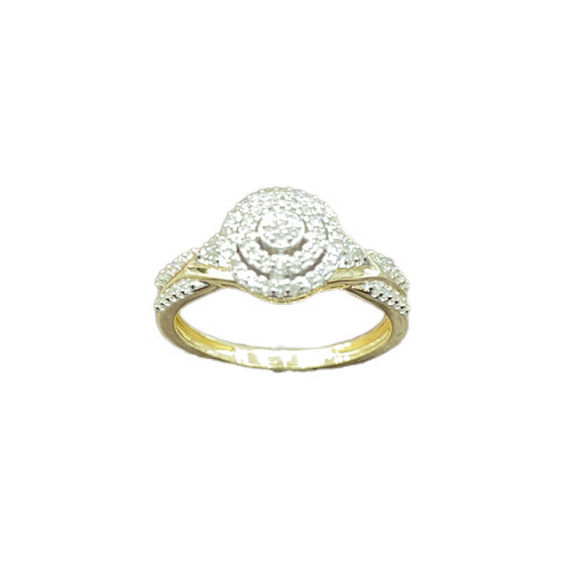 10K Yellow 0.20Ct D-Ladies Rings