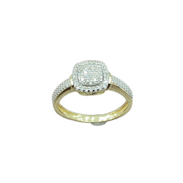 10K Yellow 0.15Ct D-Ladies Rings