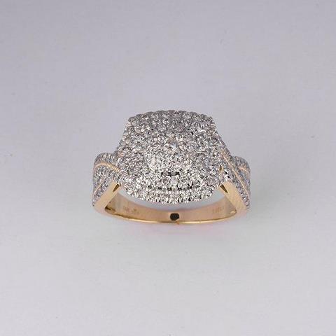10K Yellow 1.00Ct D-Ladies Rings