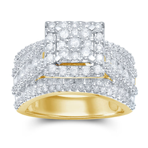 10K Yellow 2.47-2.57Ct D-Ladies Rings