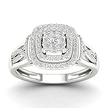 10K White 0.50Ct D-Ladies Rings