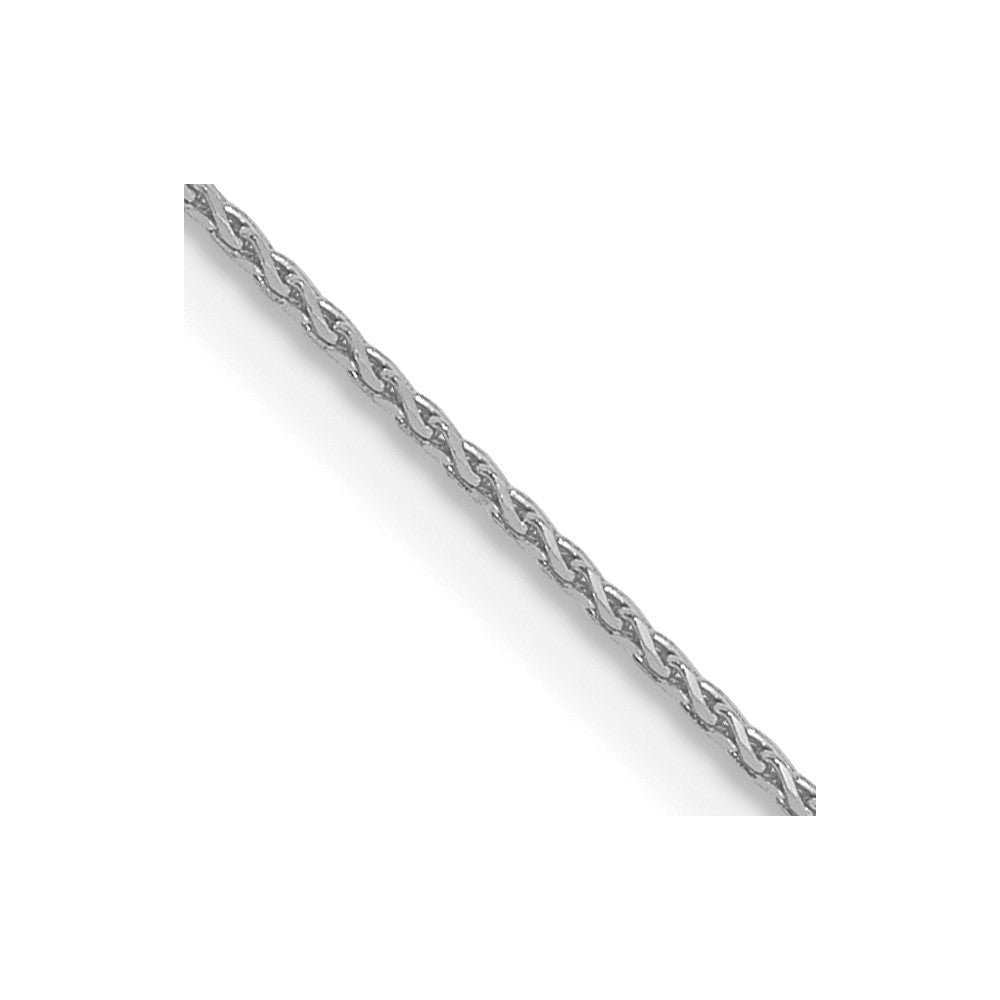10K White Gold .65Mm D/C Spiga Chain