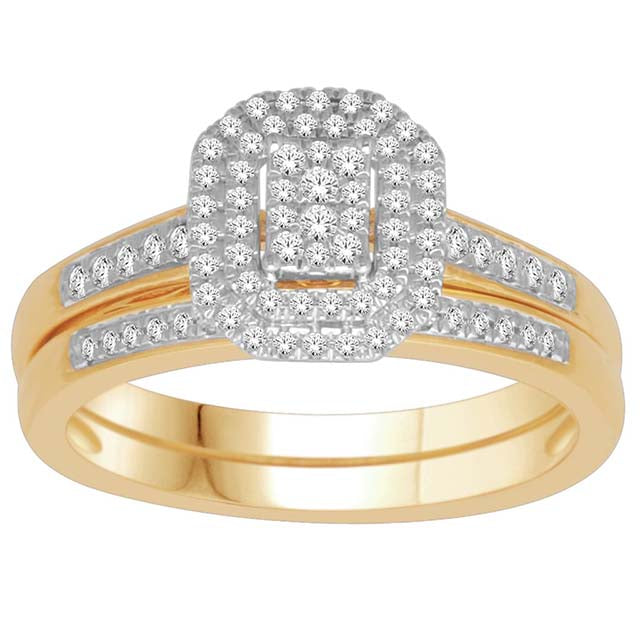 10K Yellow 0.33Ct D-Ladies Ring (One Band)