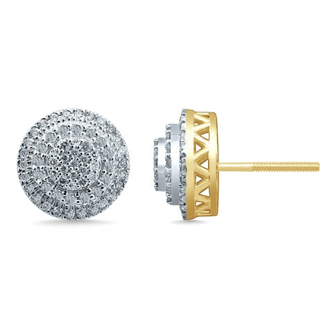 10K Yellow 0.60-0.67Ct D-Earrings