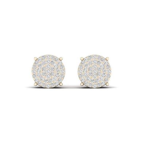 10K Yellow 0.20Ct D-Earrings