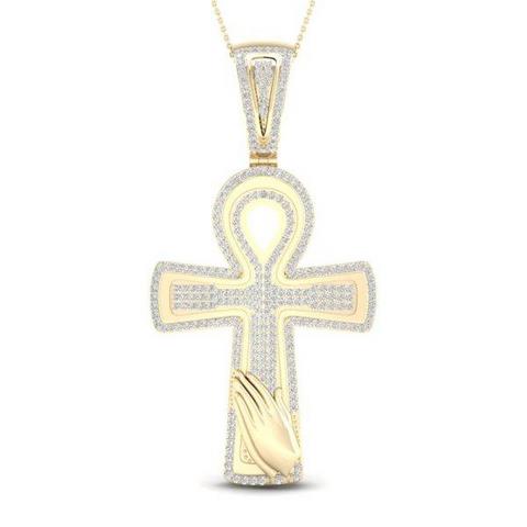 10K Yellow 0.65Ct D-Ankh