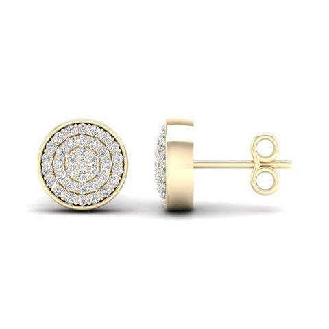 10K Yellow 0.20Ct D-Earring