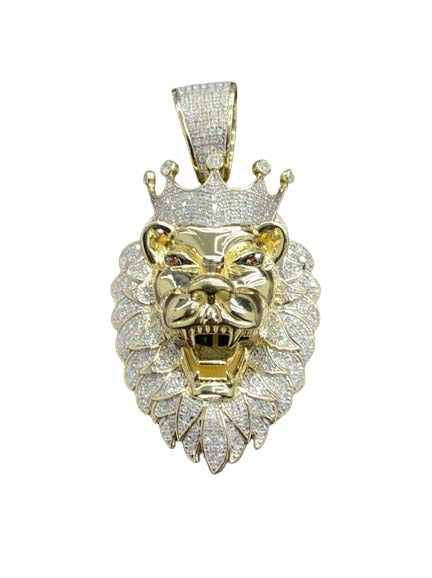 10K Yellow 0.99-1.10Ct D-Lion Head