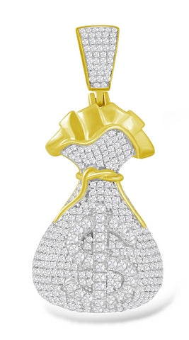 10K Yellow 1.05-1.15Ct D-Money Bags