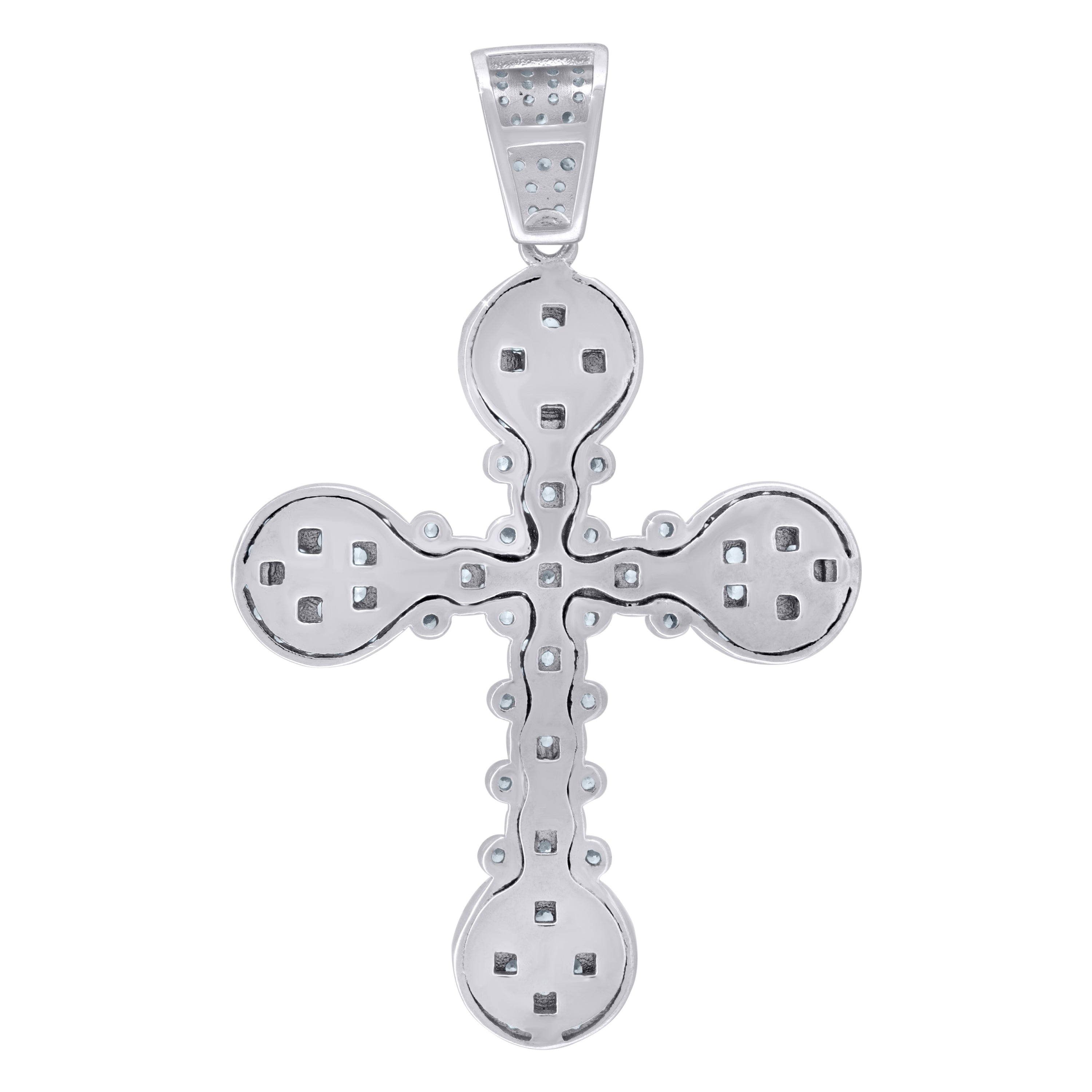 925 Sterling Silver Mens Cross Religious Charm Pendant