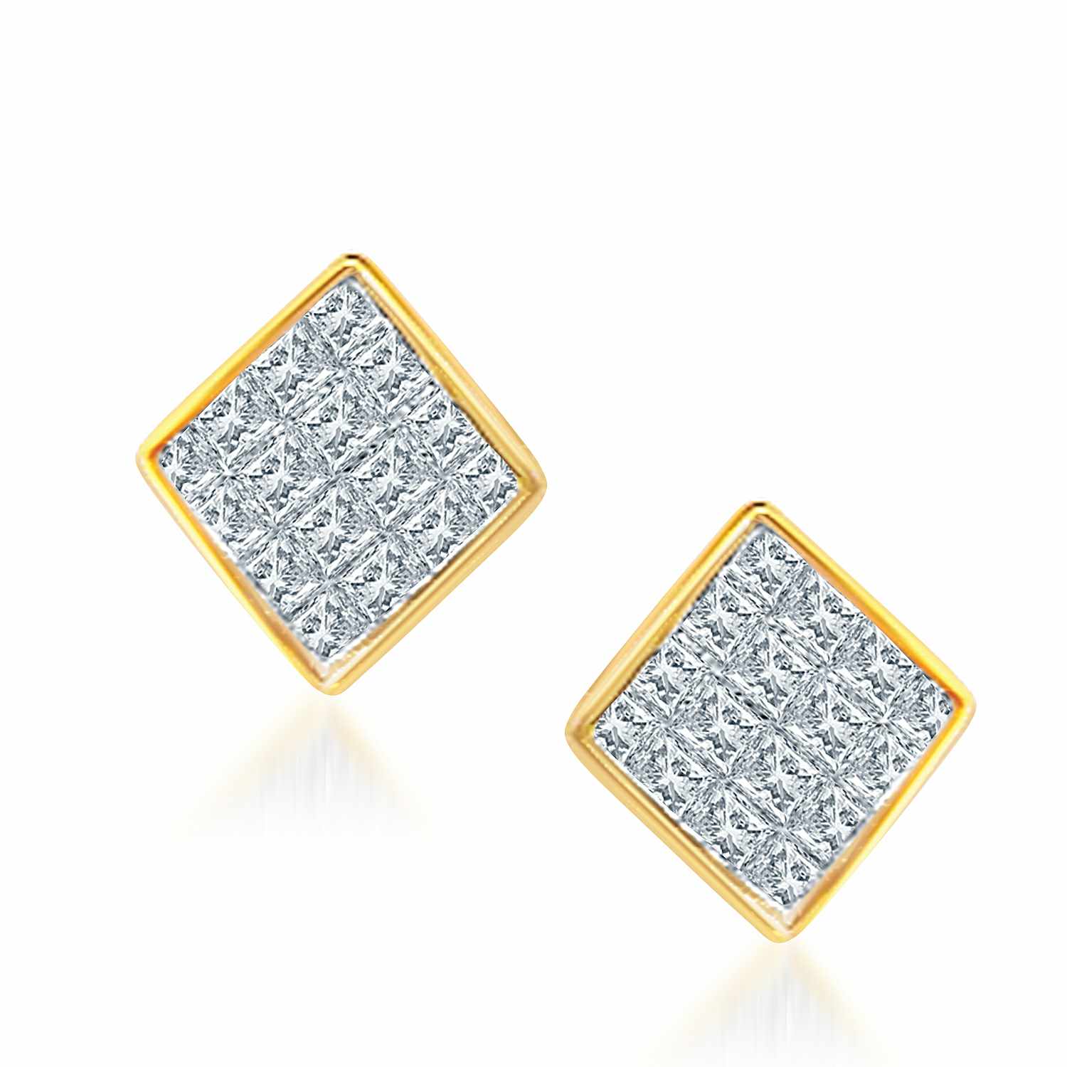 14K White Gold Magnifcnet 1.00Ct Diamond Earring