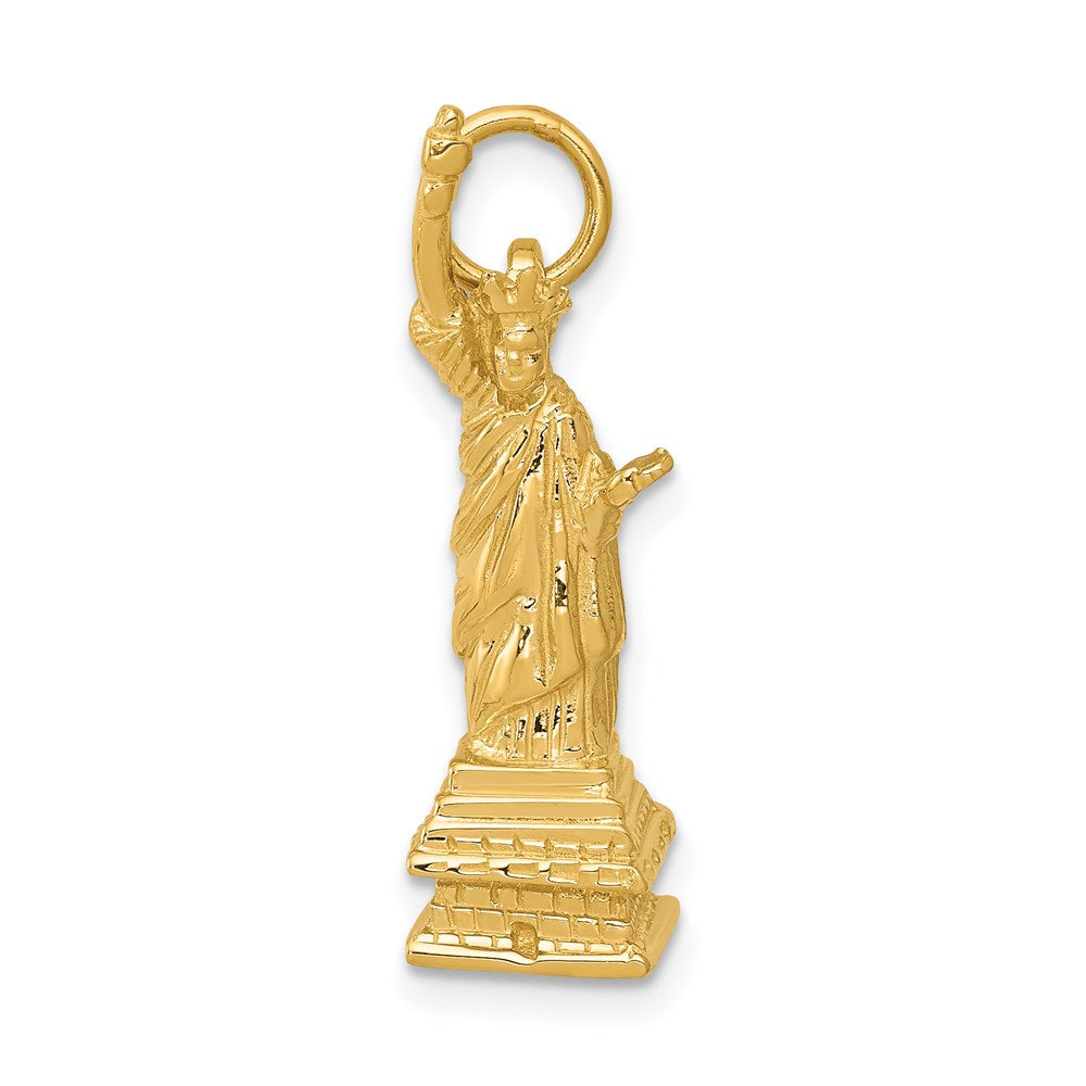 14k 3D Statue Of Liberty Charm