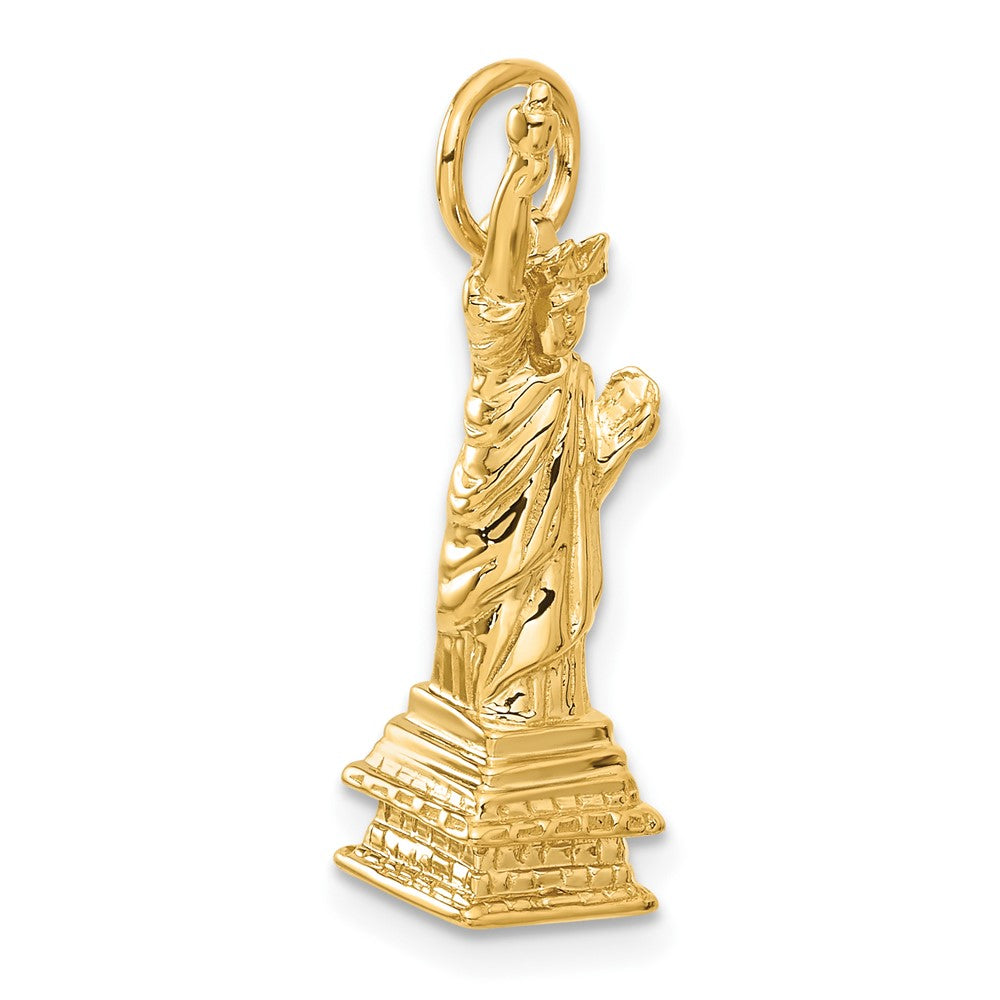 14k 3D Statue Of Liberty Charm