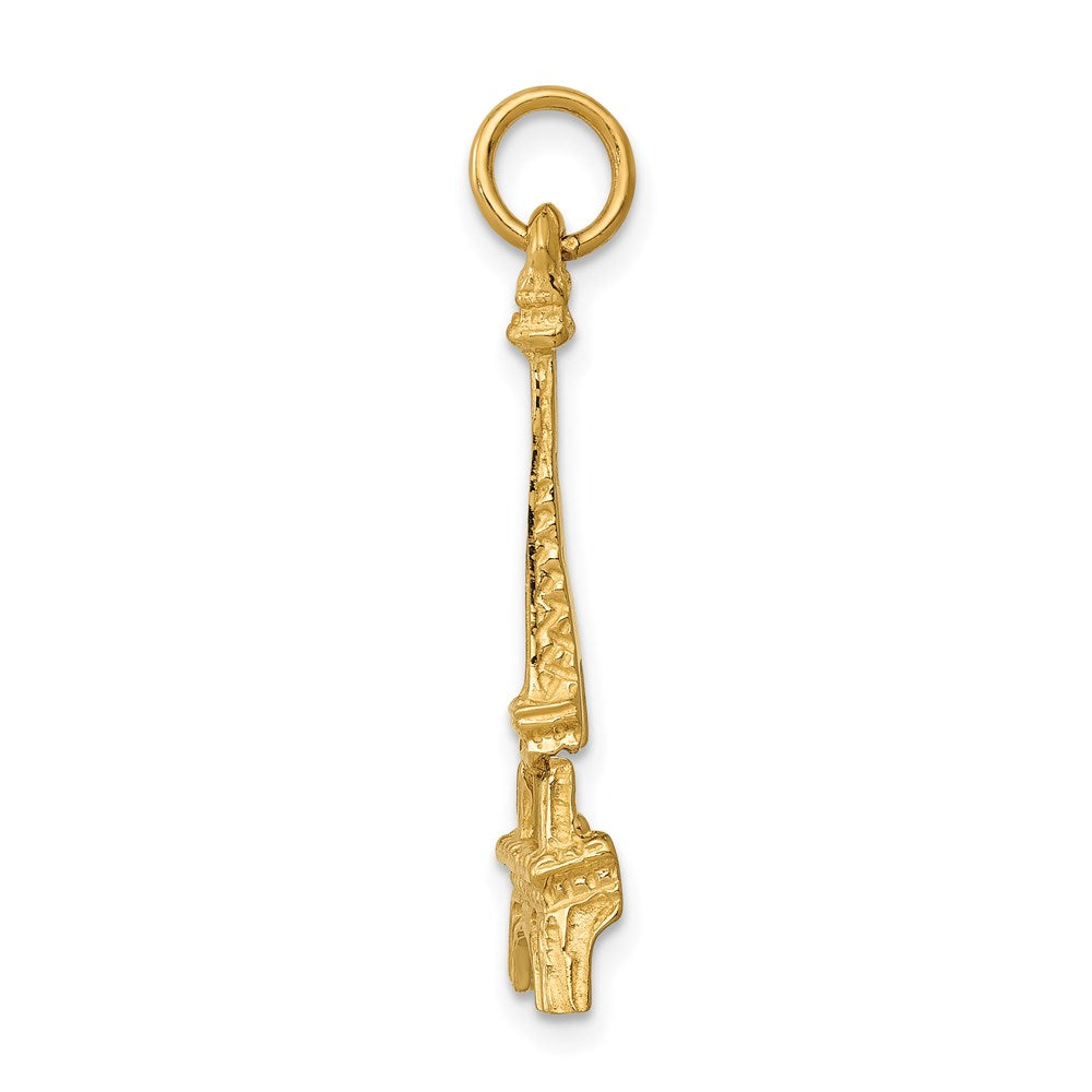 14k Eiffel Tower Charm