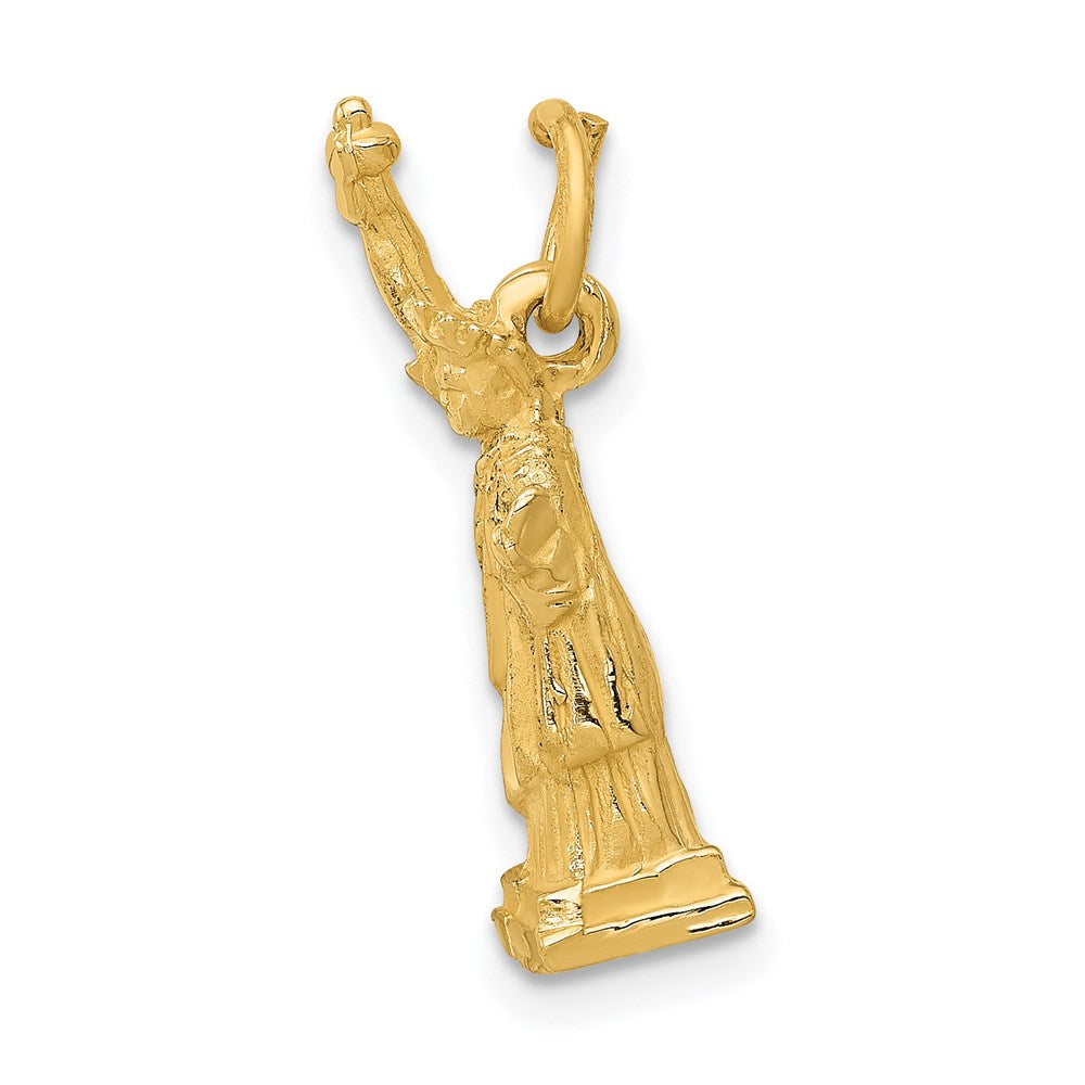 14k 3D Statue Of Liberty Charm