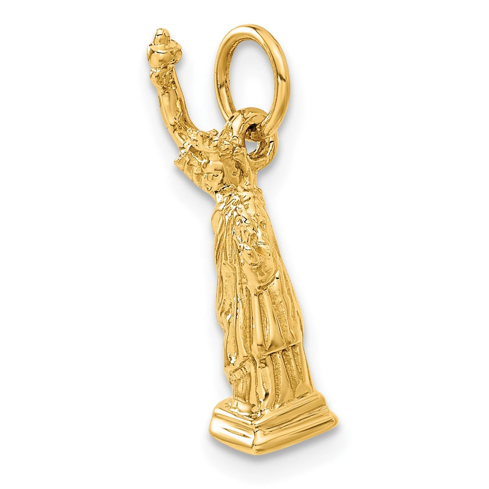 14k 3D Statue Of Liberty Charm