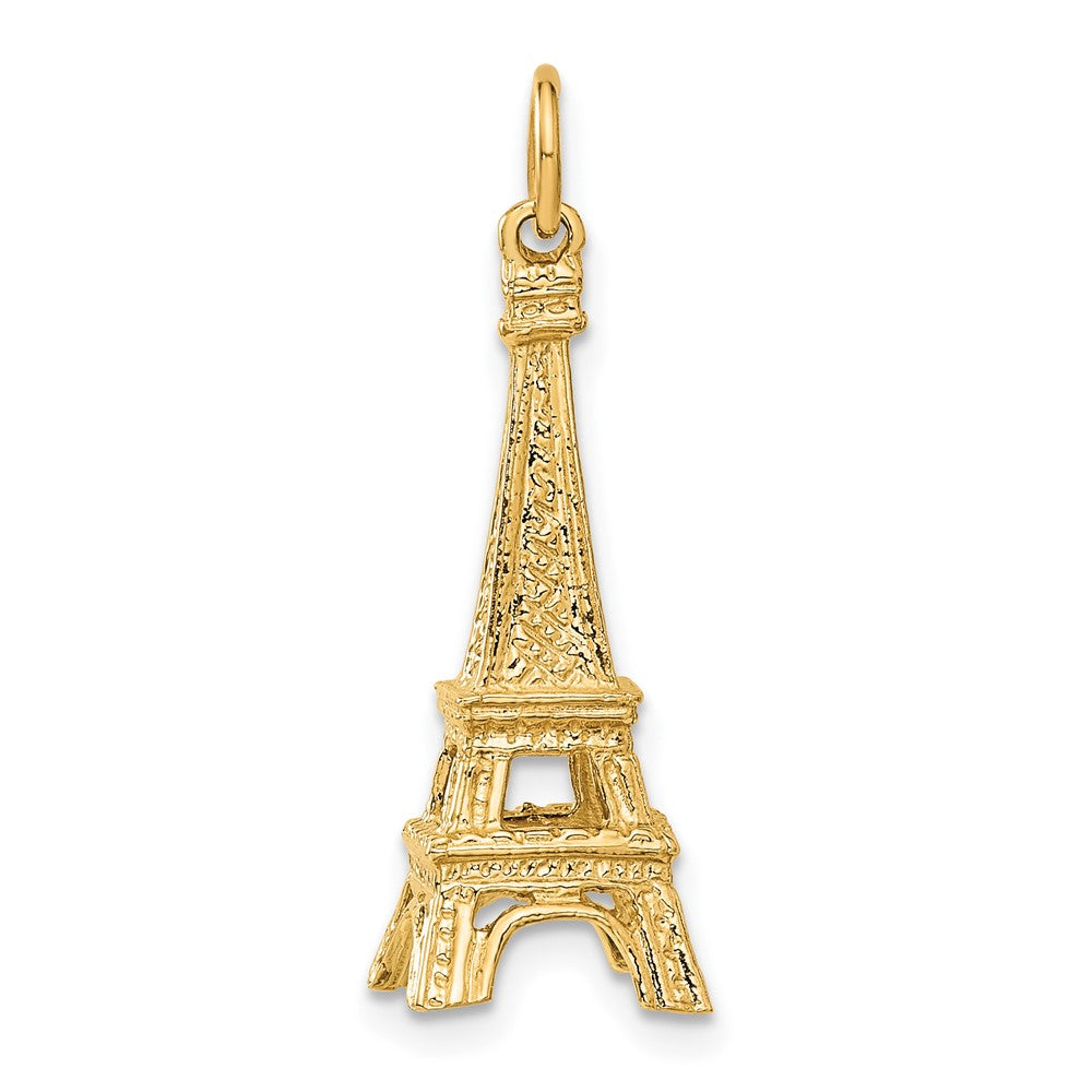 14KY 3D Eiffel Tower Charm