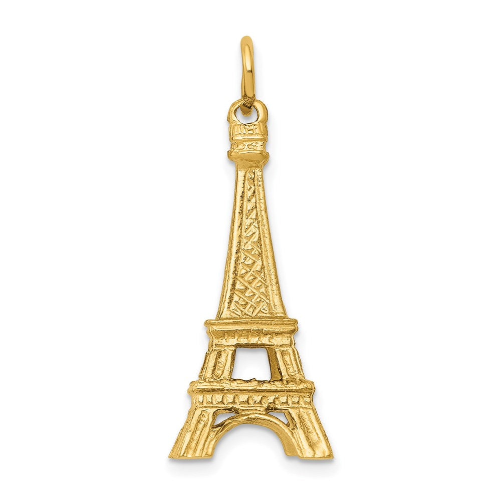14KY 3D Eiffel Tower Charm