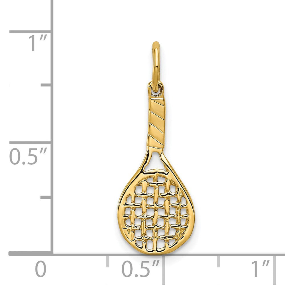 14k Racquet Charm