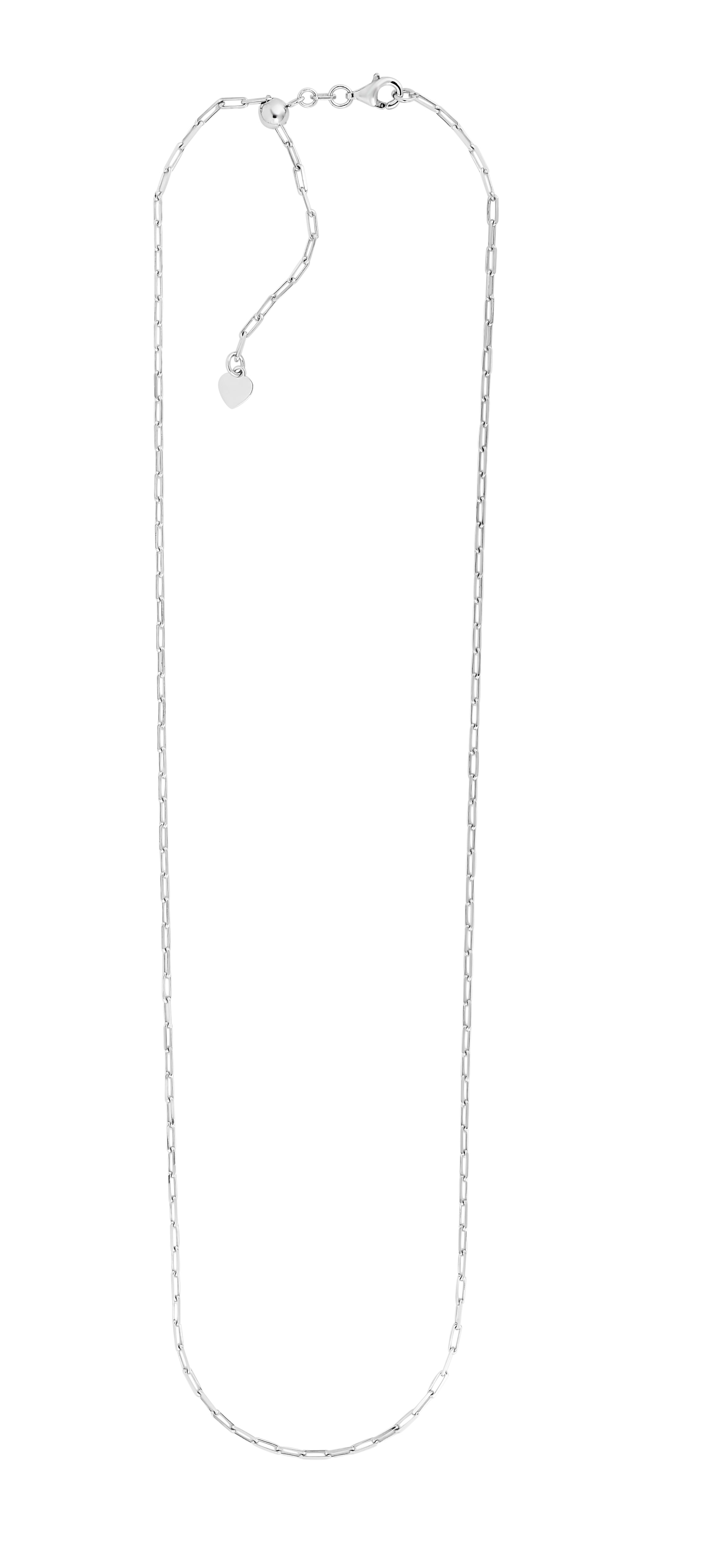 Sterling Silver 1.8mm 30" Diamond Cut Paperclip Chain with Lobster Clasp