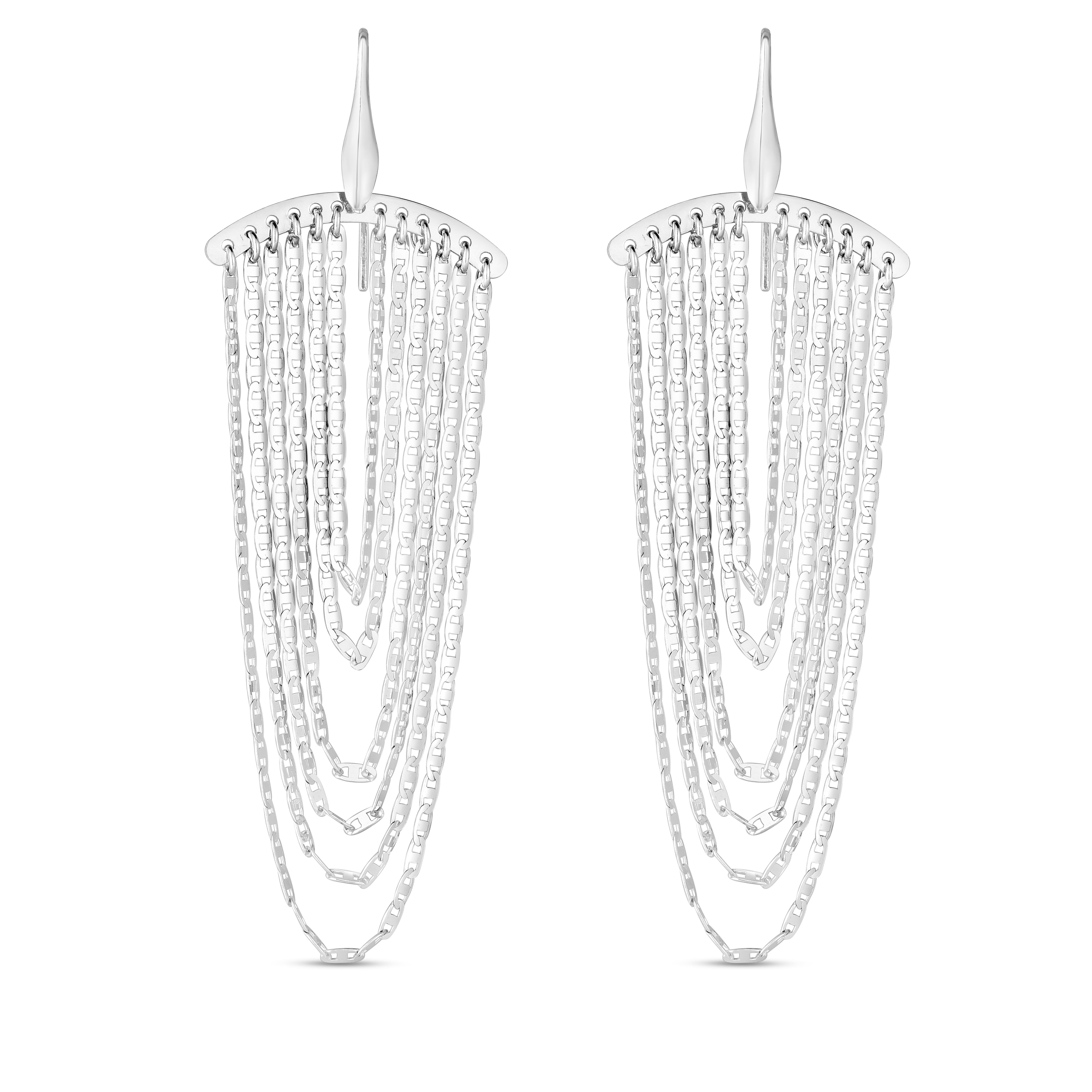 Sterling Silver Chandelier Earrings