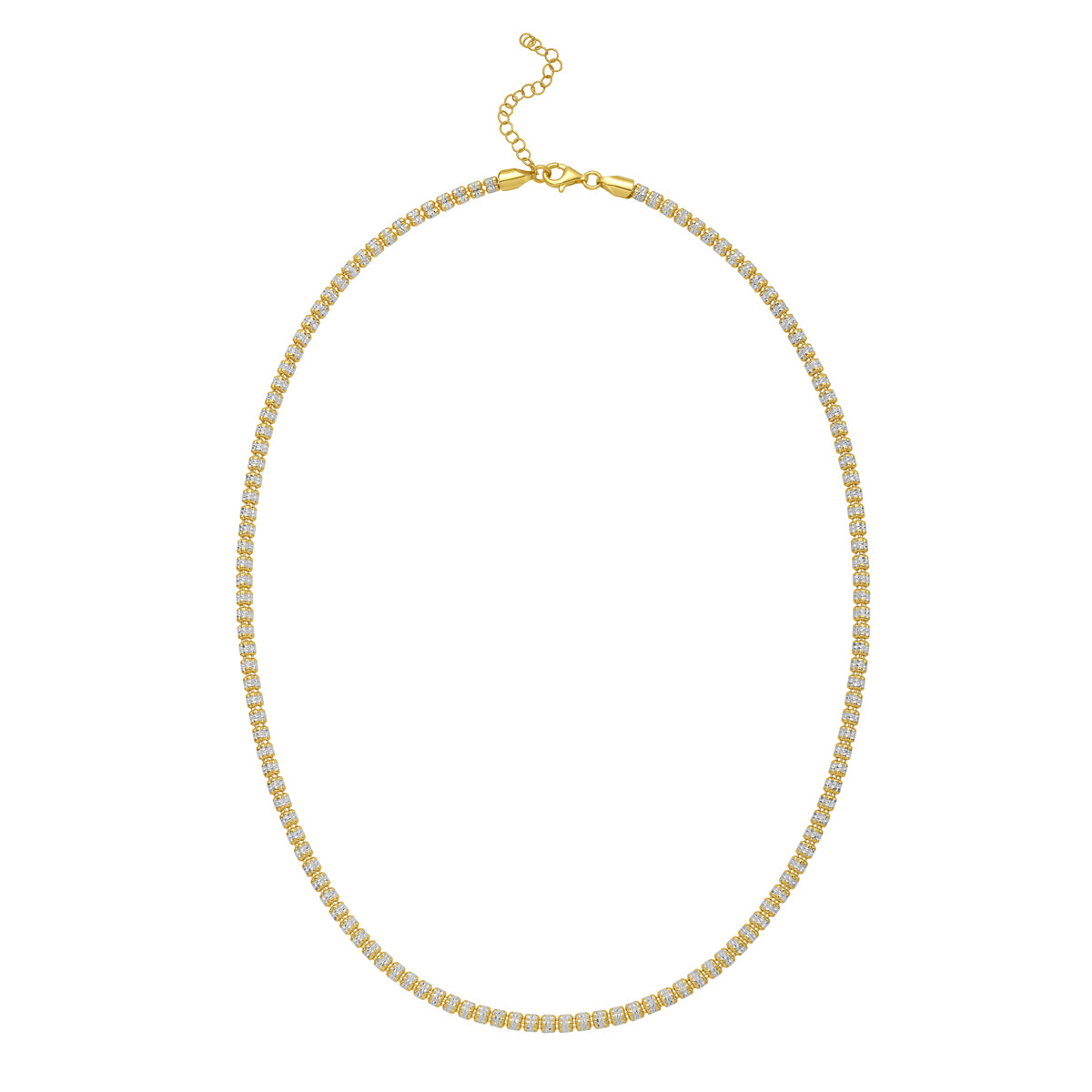 Gold Over Silver 3.8mm Ice Chain