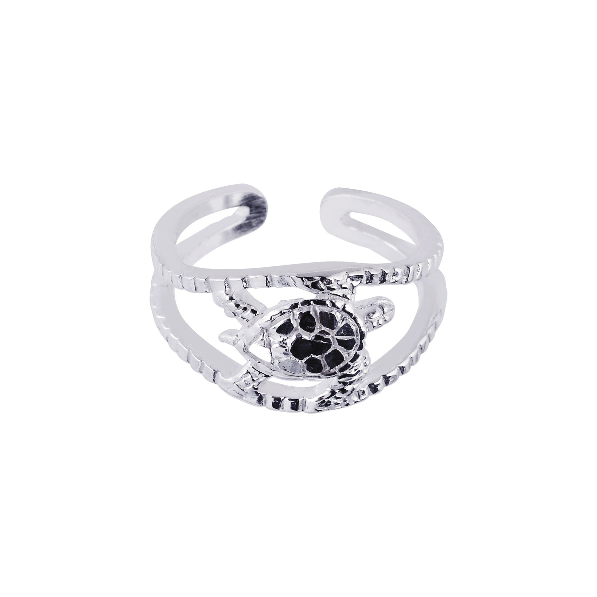Sterling Silver Sea Turtle Toe Ring