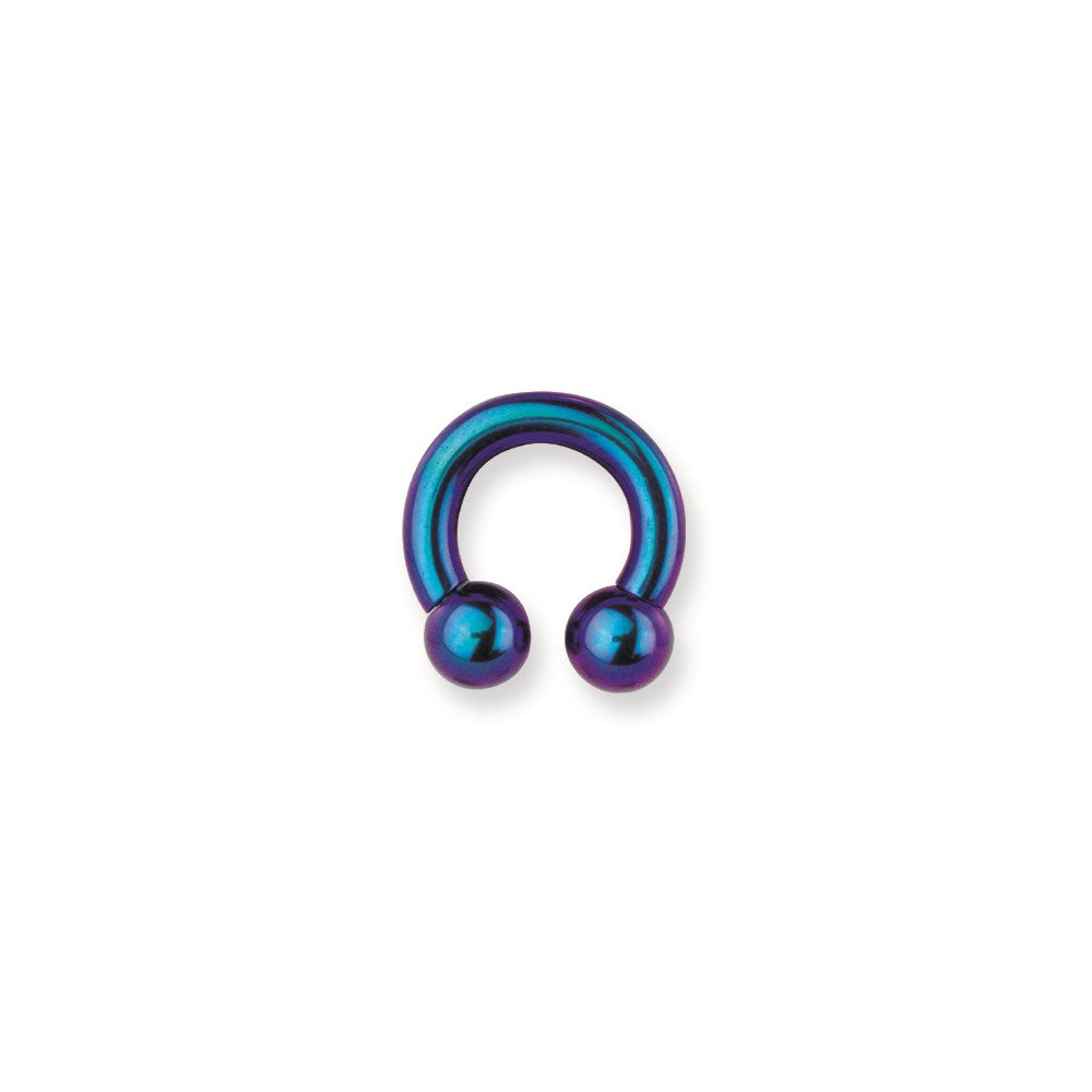 Solid Titanium Circ BB 6G (4.1mm) 1/2 (13mm) Dia Solid Titanium w 2 8mm