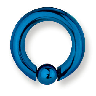 6G (4.1Mm) 1/2 (13Mm) Dia W 6Mm Ball Cobalt Blue Titanium 6G (4.1Mm) 1/